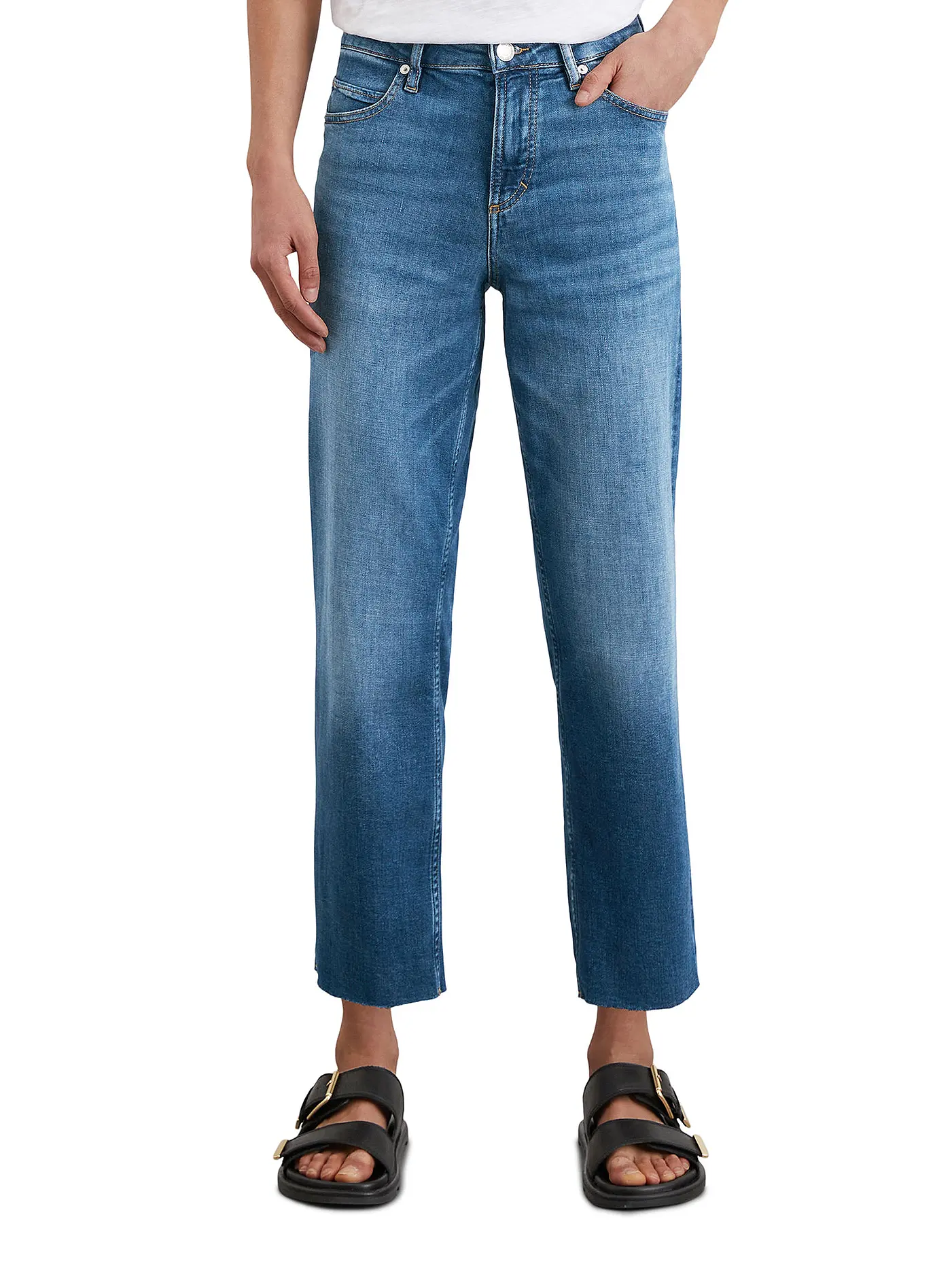 MARC O'POLO | High Waist Jeans Straight Leg | 